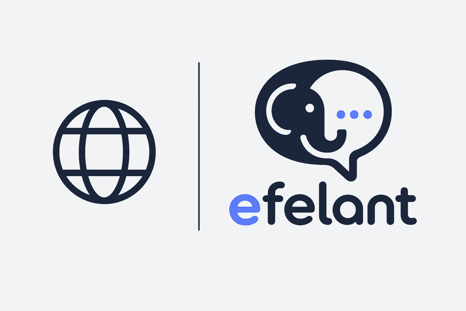 Web and efelant marks side by side